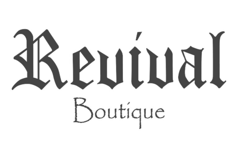 Logo of Revival Boutique.