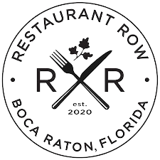 restaurant row in boca raton, florida logo
